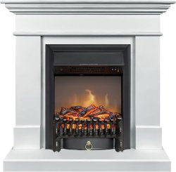 Каминокомплект Royal Flame California STD SFT с очагом Fobos FX M Black белый (разборный)