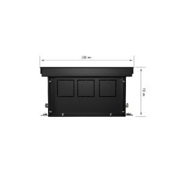 Внутрипольный конвектор Royal Thermo Atrium 110/200/1100-DG-U-NA