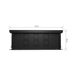 Внутрипольный конвектор Royal Thermo Atrium 150/400/2900-DG-U-BL