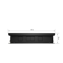 Внутрипольный конвектор Royal Thermo Atrium 90/400/1300-DG-U-DB