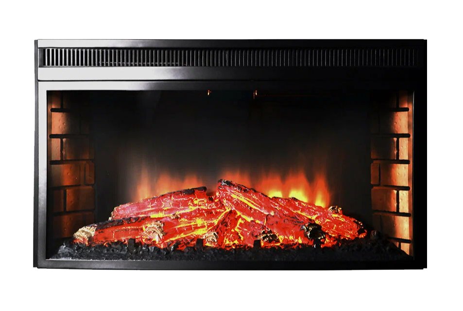 Каминокомплект Interflame Лонг с очагом Panoramic 33W LED FX темный дуб