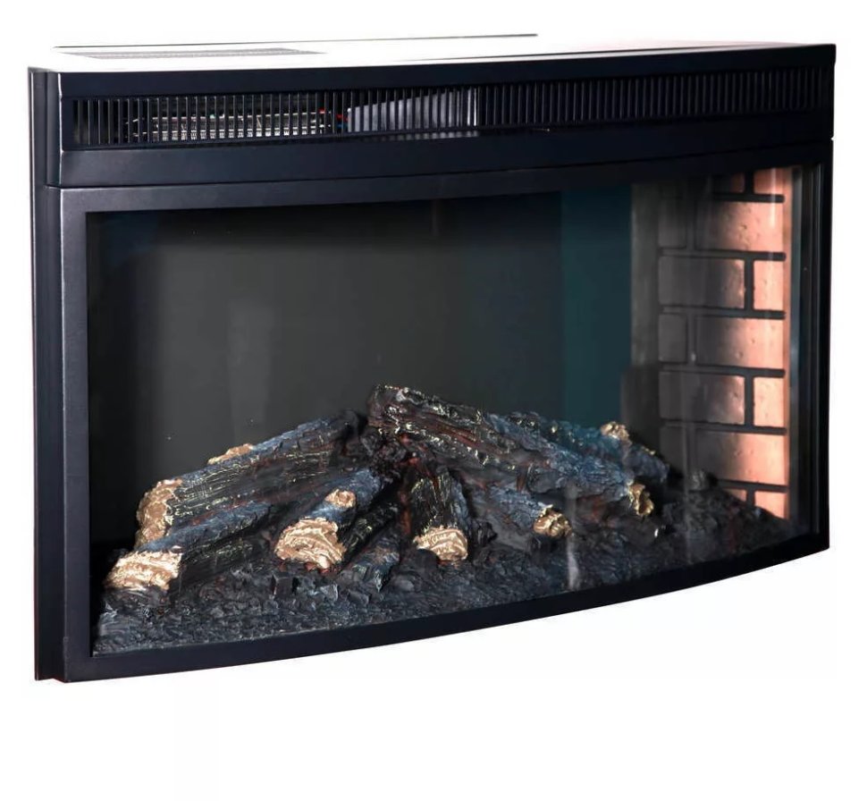 Каминокомплект Interflame Лонг с очагом Panoramic 33W LED FX темный дуб