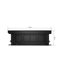 Внутрипольный конвектор Royal Thermo Atrium 90/250/1700-DG-U-BL