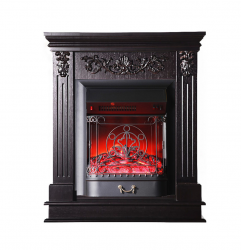 Каминокомплект Interflame Берта Люкс с очагом Majestic FX M Black венге